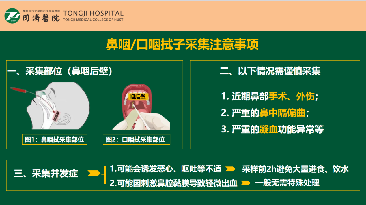 孩子咽拭子检查选择采嘴巴还是采鼻子？
